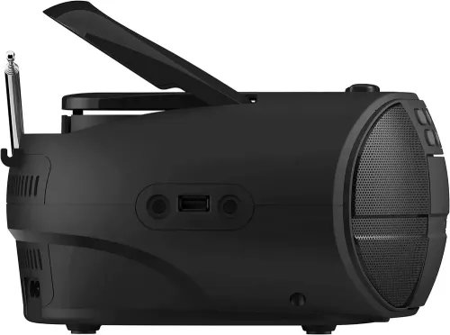 LAMTECH BLUETOOTH RADIOCDCASSETTE BOOMBOX BLACK