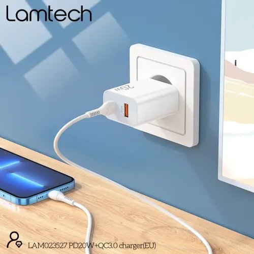 LAMTECH CHARGER USB QC3.0TYPE-C 20W