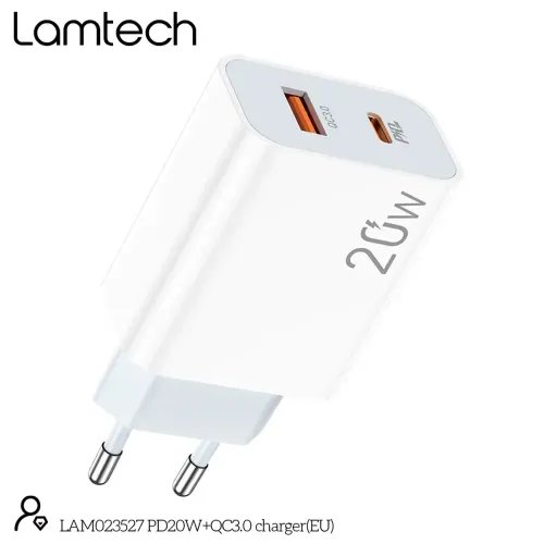 LAMTECH CHARGER USB QC3.0TYPE-C 20W