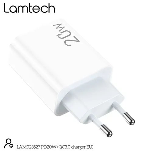 LAMTECH CHARGER USB QC3.0TYPE-C 20W