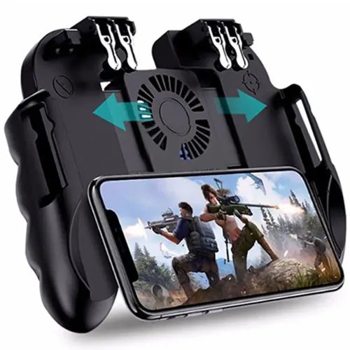 LAMTECH COOLING GAMEPAD 6-FINGER PUBG FOR ANDROID IOS WITH USB