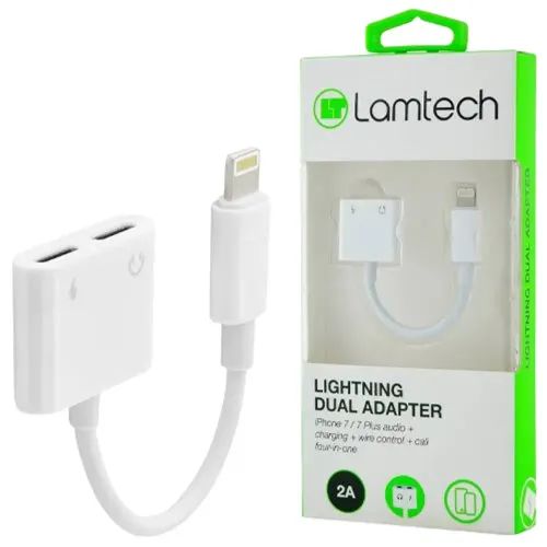 LAMTECH DUAL LIGHTNING ADAPTER 4 IN 1 2A