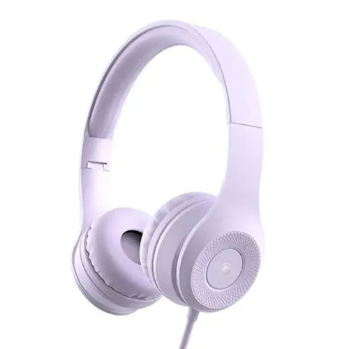LAMTECH EXTRA BASS STEREO HEADPHONES WITH MIC PURPLE