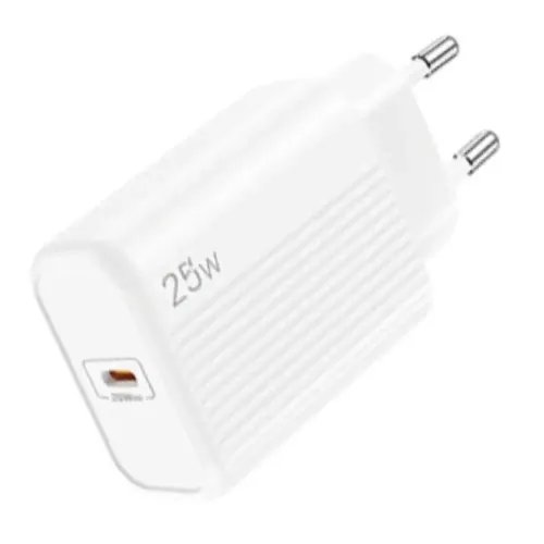 LAMTECH FAST CHARGER TYPE-C PD25W WHITE