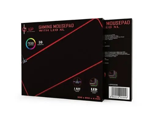 LAMTECH GAMING MOUSEPAD WITH LED FX EXTRA LARGE
