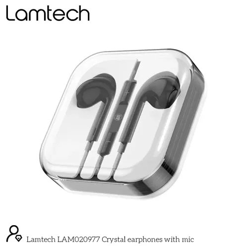 LAMTECH HANDSFREE STEREO 35mm JACK WITH MIC BLACK