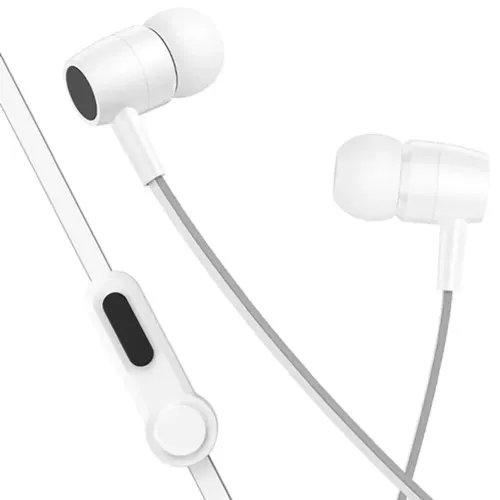 LAMTECH HANDSFREE WITH MIC 35MM JACK WHITE