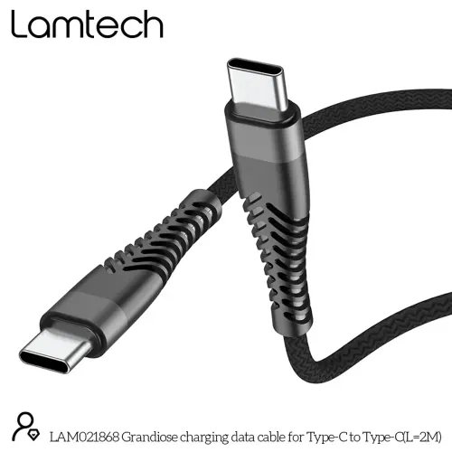 LAMTECH HQ UNBREAKABLE CABLE TYPE-C TO TYPE-C 2M