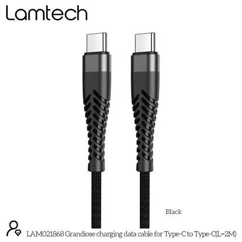 LAMTECH HQ UNBREAKABLE CABLE TYPE-C TO TYPE-C 2M