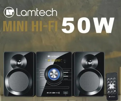 LAMTECH MINI HI-FI SYSTEM 50W BLACK