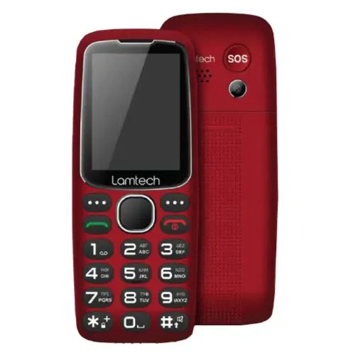 LAMTECH MOBILE PHONE 2.4 GR DUAL SIM TINY L II RED