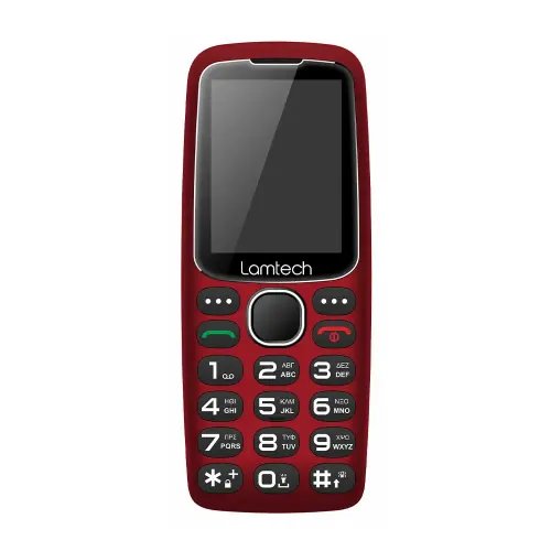 LAMTECH MOBILE PHONE 2.4 GR DUAL SIM TINY L II RED