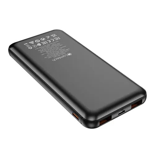 LAMTECH POWERBANK 10000MAH QC30PD20W BLACK