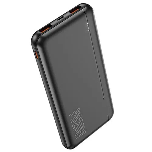 LAMTECH POWERBANK 10000MAH QC30PD20W BLACK