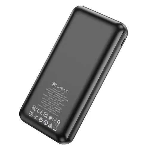 LAMTECH POWERBANK 20000MAH QC30PD20W BLACK