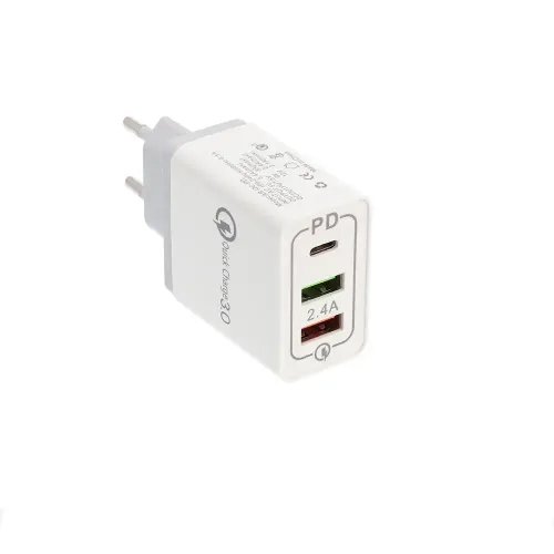 LAMTECH QUICK CHARGER 15W HIGH SPEED QC3.0 AND TYPE-C OUTPUT