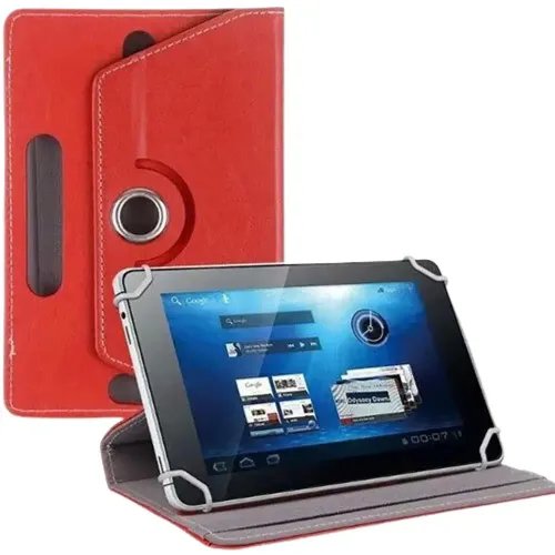 LAMTECH RED UNIVERSAL 10.1-10.4 TABLET CASE WITH 360 ROTATION