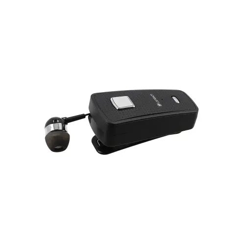 LAMTECH RETRACTABLE BT 5.0 CLIP ON HEADSET BLACK HANGING CORD