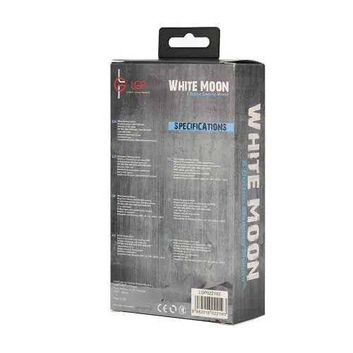 LAMTECH RGB GAMING MOUSE 6400DPI WHITE WHITE MOON
