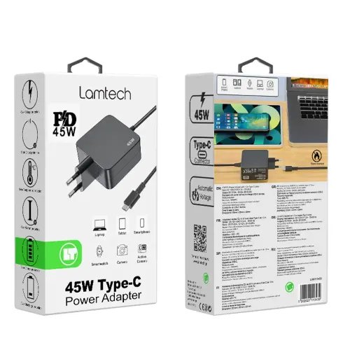 LAMTECH TYPE-C POWER ADAPTER 45W