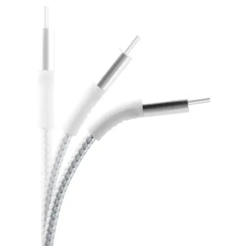 LAMTECH TYPE-C V20 HIGH QUALITY UNBREAKABLE CABLE SILVER 2M