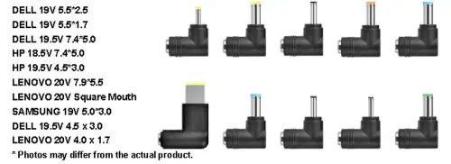 LAMTECH UNIVERSAL NOTEBOOK ADAPTER 90W 19V-20V 10 TIPS
