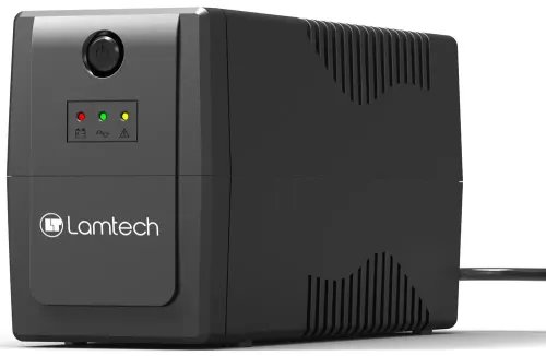 LAMTECH UPS WITH AVR 650VCPU 12V7AH 2 SCHUKO SOCKET