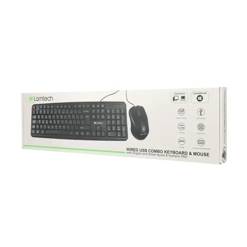 LAMTECH WIRED COMBO KEYBOARD AND MOUSE