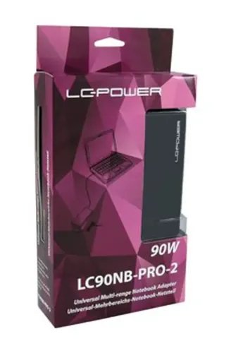 LC-POWER 90WATT UNIVERSAL MULTI-RANGE NOTEBOOK ADAPTER PRO SERIES
