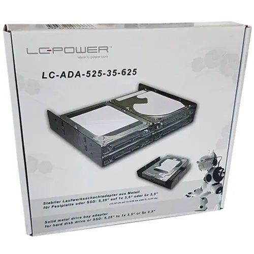 LC-POWER DRIVE BAY FOR 1x35 OR 6x25 HDDSSD