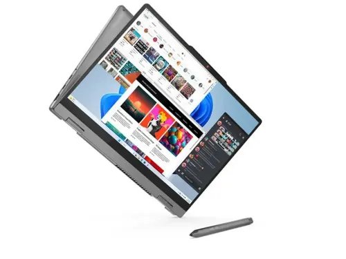 LENOVO Laptop IdeaPad 5 2-in-1 14AHP9 14 WUXGA OLEDR7-8845HS16GB512GBAMD Radeon GraphicsWin 11 Home S2Y CARLuna Grey