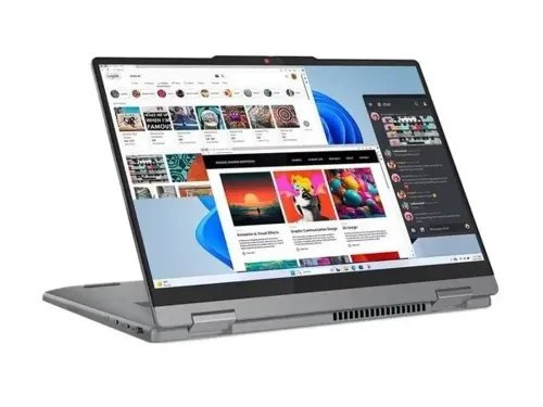 LENOVO Laptop IdeaPad 5 2-in-1 14AHP9 14 WUXGA OLEDR7-8845HS16GB512GBAMD Radeon GraphicsWin 11 Home S2Y CARLuna Grey