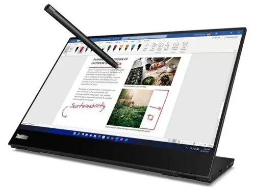 LENOVOMonitorThinkVisionM14tG214aposaposIPSUSB-CTouch3YearsW