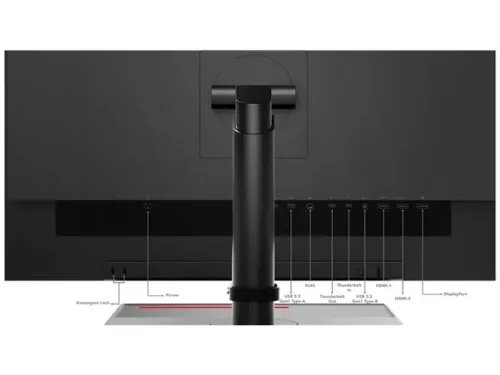 LENOVOMonitorThinkVisionP27u-2027aposapos4KIPSSlimBezelHDMiDisplayPortUSBHeightadjustableSpeakers3YearsW