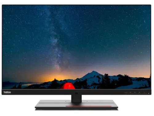 LENOVOMonitorThinkVisionP27u-2027aposapos4KIPSSlimBezelHDMiDisplayPortUSBHeightadjustableSpeakers3YearsW