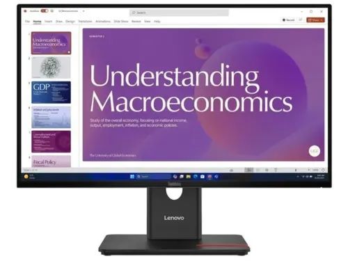 LENOVOMonitorThinkVisionT24D-4023.8aposaposFHDIPSHDMiDisplayPortUSB-CUSBHeightadjustableSpeakers3YearsW