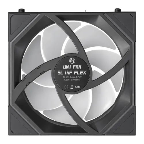 LIANLIUNIFANSLINFFLEXReverse-Black-Wireless1203pcscontrollerCaseFan