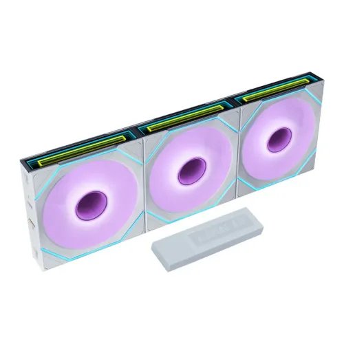 LIANLIUNIFANSLINFFLEXReverse-White-Wireless1203pcscontrollerCaseFan