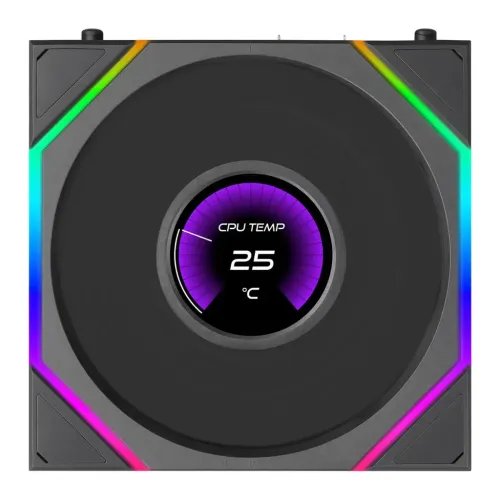 LIANLIUNIFANTLLCDFLEXReversalBlackWireless1201pcCaseFan-NoControllerIncluded
