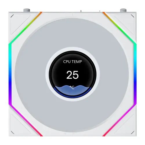 LIANLIUNIFANTLLCDFLEXReversalWhiteWireless1201pcCaseFan-NoControllerIncluded