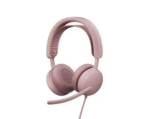 LOGITECHHeadsetWiredZone2ForBusinessUSBTypeCRose-TeamsVersion