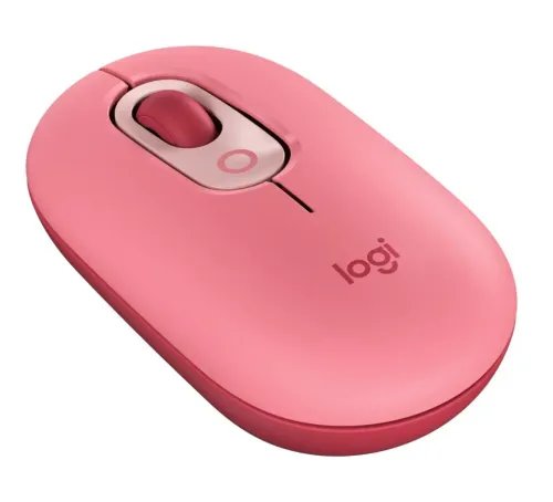 LOGITECHMousePOPWirelessWithEmojiButtonRose