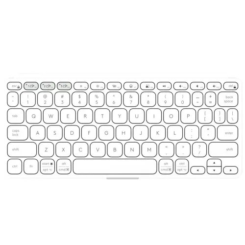LOGITECHPortableKeyboardKeys-To-Go2White