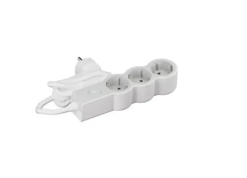 LegrandSurgeArrest3Outlets1.5mCableWhiteGrey