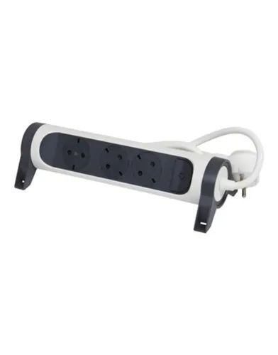 LegrandSurgeArrest3Outlets1.5mCableWhiteGreyRotating