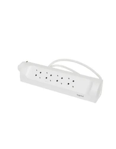 LegrandSurgeArrest4Outlets1mCableCornerWhite