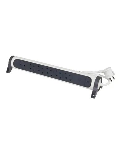 LegrandSurgeArrest6Outlets1.5mCableCFTWhiteGreyRotating