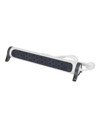 LegrandSurgeArrest6Outlets1.5mCableWhiteGreyRotating