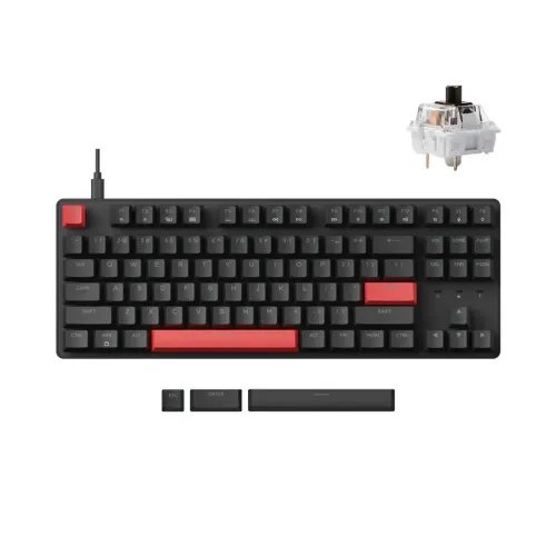 Lemokey X1 QMKVIA X1-A3 Wired 80 Mechanical Keyboard - Brown Switch US Layout