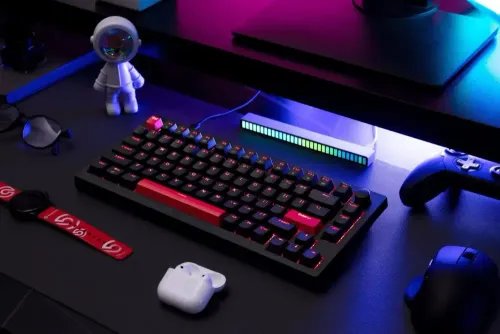 LemokeyX4QMKX4-A1WiredMechanicalKeyboard75RedSwitchUSLayout